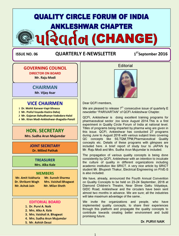 Ankleshwar-News-Letter-Parivartan-Sept-16