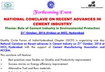 Cement Industry NC 2016, Hyderabad