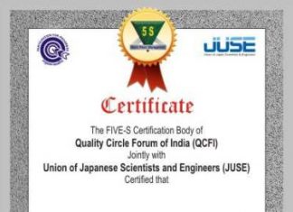 QCFI will issue 5s Certification jointly with JUSE – Union of Japanese Scientists and Engineers