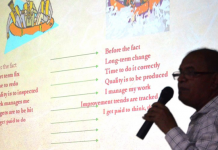 QCFI, Pune Chapter in association with National HRD Network, Pune Chapter had organised a Free Seminar on “Lean Thinking” by Mr. Satish Kalokhe