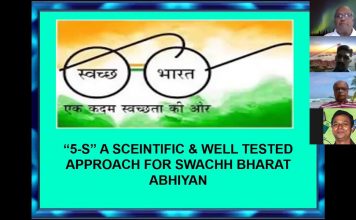 5-S concept for sustenance of cleanliness, “SWACHH BHARAT” movement in India