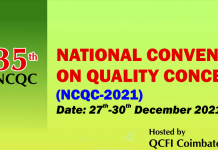 35th National Convention on Quality Concepts (NCQC 2021), being hosted by QCFI Coimbatore in collaboration with PSG iTech