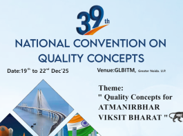 39th National Convention on Quality Concepts (NCQC 2025), brought to you by QCFI in association with GL Bajaj Institute of Tech & Mgmt., Greater Noida NCQC 2025