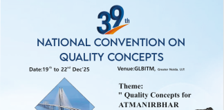 39th National Convention on Quality Concepts (NCQC 2025), brought to you by QCFI in association with GL Bajaj Institute of Tech & Mgmt., Greater Noida NCQC 2025