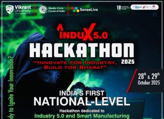 INDUX 5.0, India’s first National-level Hackathon on Industry 5.0 and Smart Manufacturing on 28th-29th October 2025