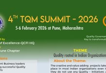 4th TQM Summit 2026 on 5th-6th February 2026 at Pune, Maharashtra organized by QCFI-HQ hosted by QCFI Pune