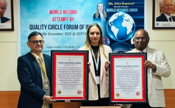 Quality Circle Forum of India creates Four World Records