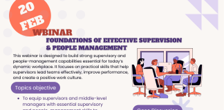 Webinar on Foundations of Effective Supervision & People Management on 20th Feb, 2026