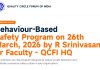 Behavior Based Safety Program on 26th March, 2026