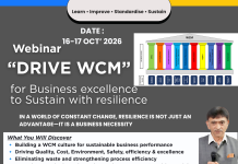 Webinar on “Drive WCM” on 16-17th October 2026 by QCFI HQ